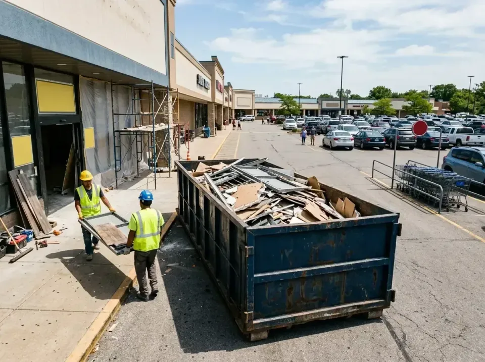 retail-store-renovation-debris-003 — frequently asked questions, Roll-off Dumpster Rentals in Washington Park, IL